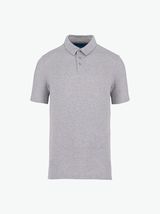 Native Spirit NS210 Polo - Recycled Oxford Grey Duurzame Polo Native Spirit