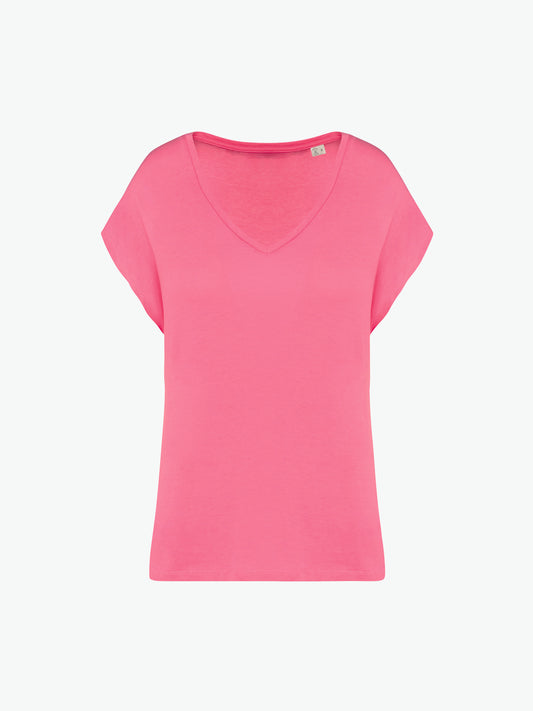 Native Spirit NS312 T-shirt - Candy Rose Duurzame T-Shirt Dames Native Spirit