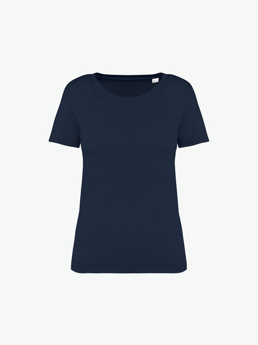 Native Spirit NS316 T-shirt - Washed Navy Blue Duurzame T-Shirt Dames Native Spirit