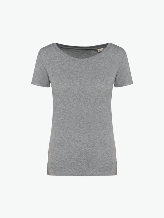 Native Spirit NS324 T-shirt - Moon Grey Heather Duurzame T-Shirt Dames Native Spirit