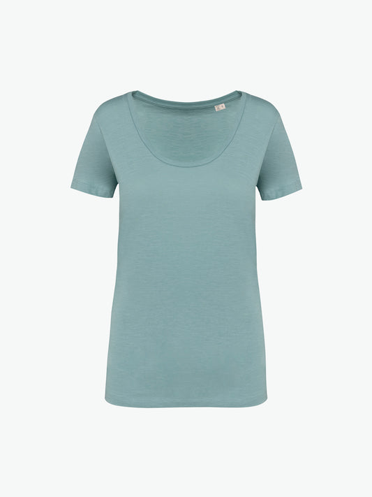 Native Spirit NS329 T-shirt - Jade Green Duurzame T-Shirt Dames Native Spirit