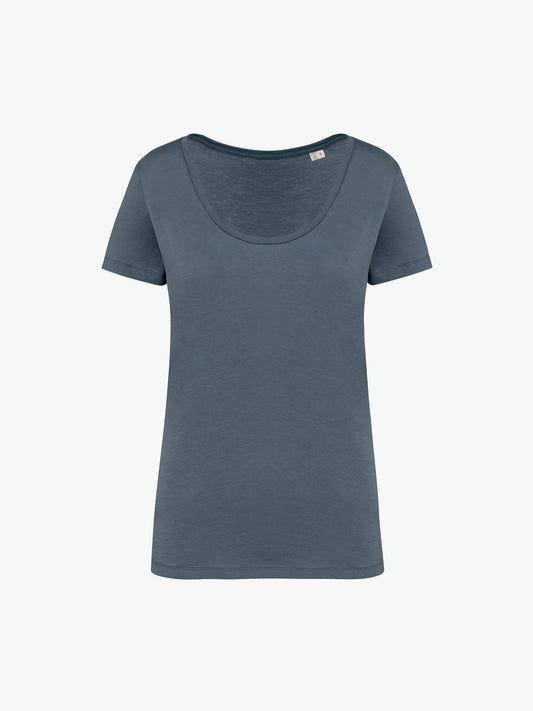 Native Spirit NS329 T-shirt - Mineral Grey Duurzame T-Shirt Dames Native Spirit