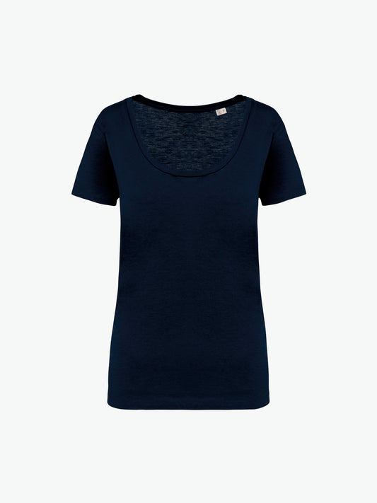 Native Spirit NS329 T-shirt - Navy Blue Duurzame T-Shirt Dames Native Spirit