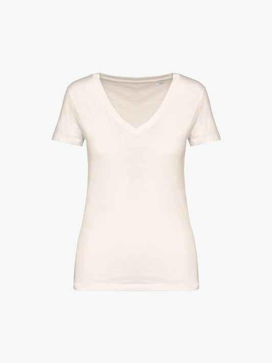 Native Spirit NS334 T-shirt - Ivory Duurzame T-Shirt Dames Native Spirit