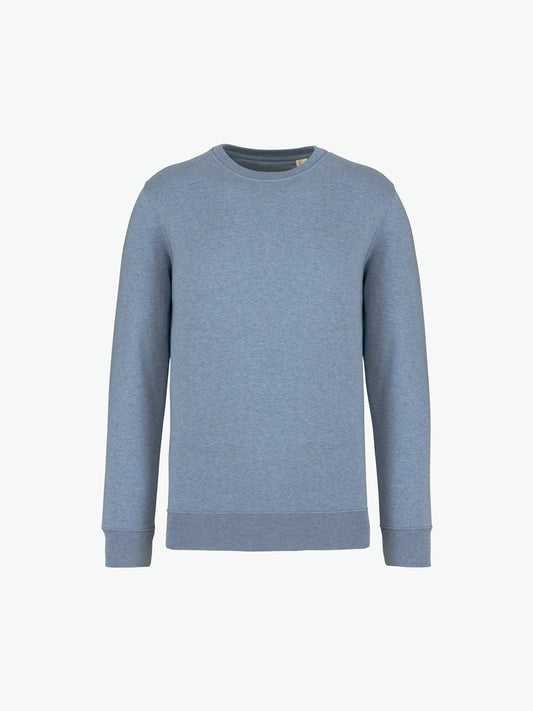 Native Spirit NS400 Sweater met ronde hals - Cool Blue Heather Duurzame Sweater Native Spirit XXS