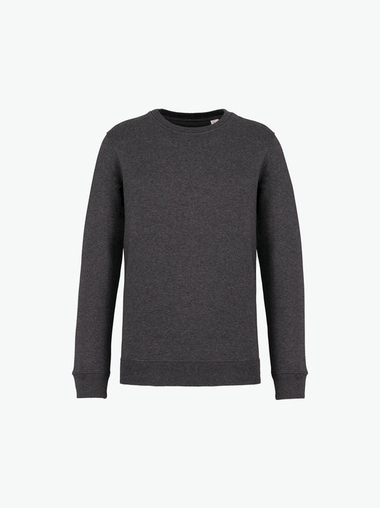Native Spirit NS400 Sweater met ronde hals - Volcano Grey Heather Duurzame Sweater Native Spirit XXS