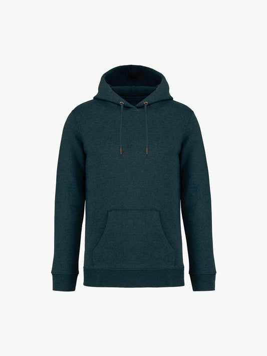 Native Spirit NS401 Hooded sweatshirt - Amazon Green Heather Duurzame Hoodie Native Spirit XXS