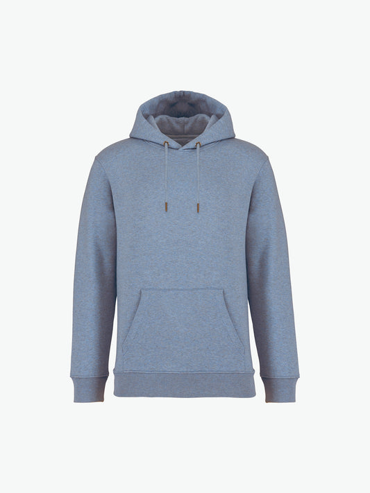 Native Spirit NS401 Hooded sweatshirt - Cool Blue Heather Duurzame Hoodie Native Spirit XXS