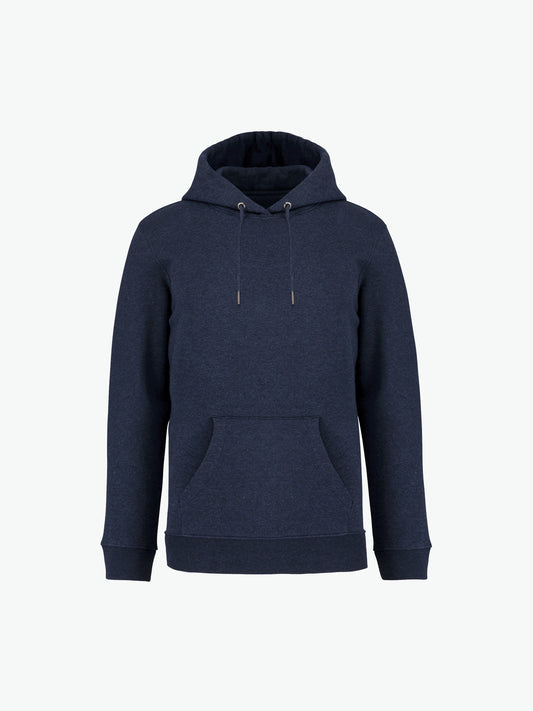 Native Spirit NS401 Hooded sweatshirt - Navy Blue Heather Duurzame Hoodie Native Spirit XXS