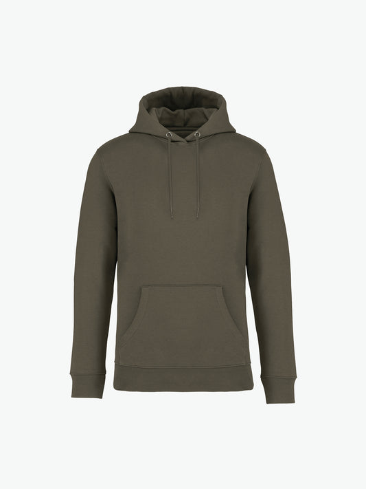 Native Spirit NS401 Hooded sweatshirt - Organic Khaki Duurzame Hoodie Native Spirit XXS
