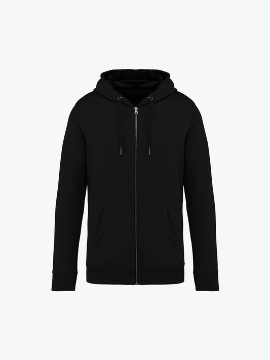 Native Spirit NS402 Sweater rits en capuchon - Black Duurzame Sweater Native Spirit