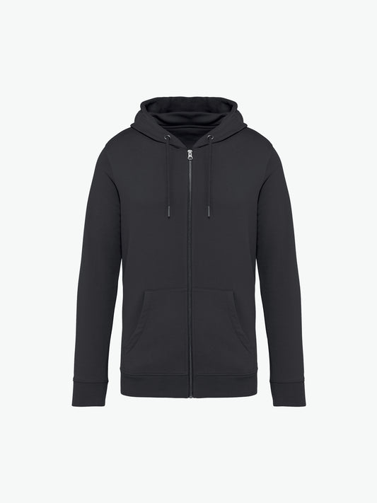 Native Spirit NS402 Sweater rits en capuchon - Iron Grey Duurzame Sweater Native Spirit