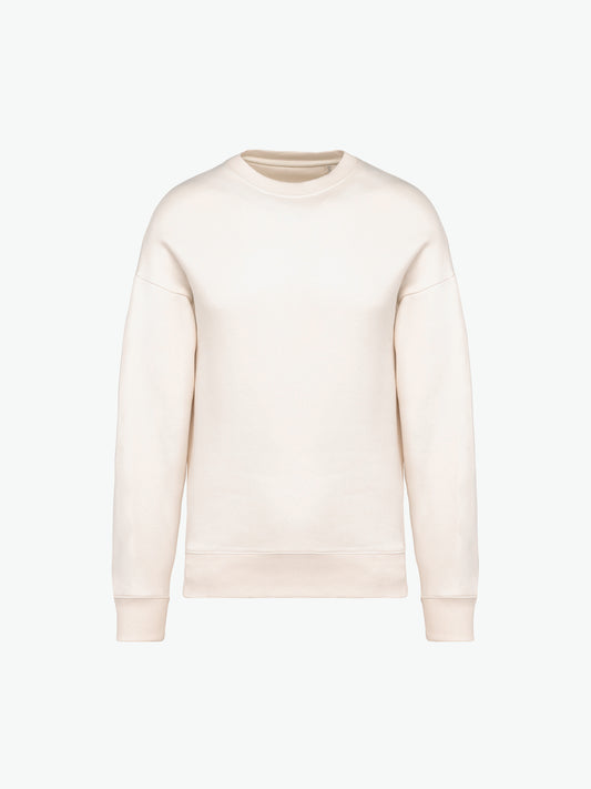 Native Spirit NS407 Sweater met ronde hals - Ivory Duurzame Sweater Native Spirit