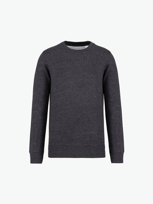 Native Spirit NS410 Sweater met ronde hals - Recycled Anthracite Heather Duurzame Sweater Native Spirit XXS