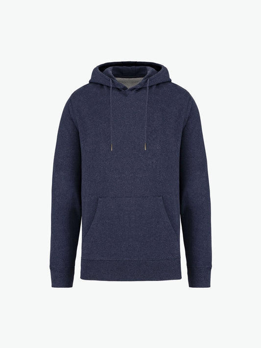 Native Spirit NS411 Hooded sweatshirt - Recycled Navy Heather Duurzame Hoodie Native Spirit