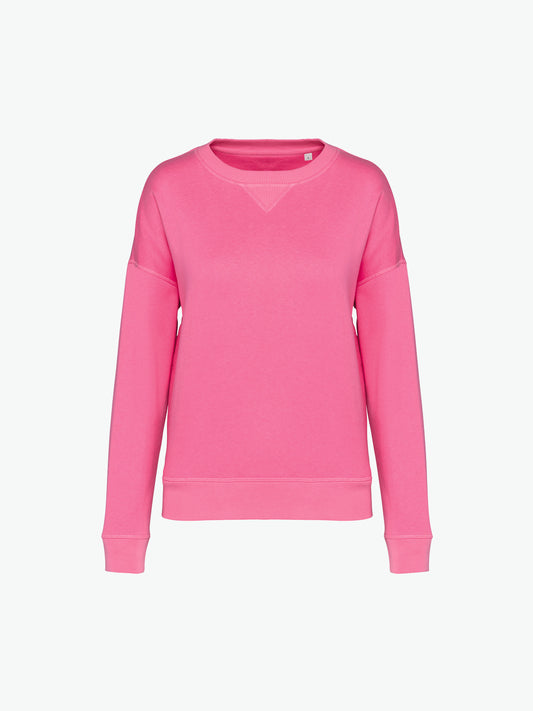 Native Spirit NS420 Sweater met ronde hals - Candy Rose Duurzame Sweater Native Spirit