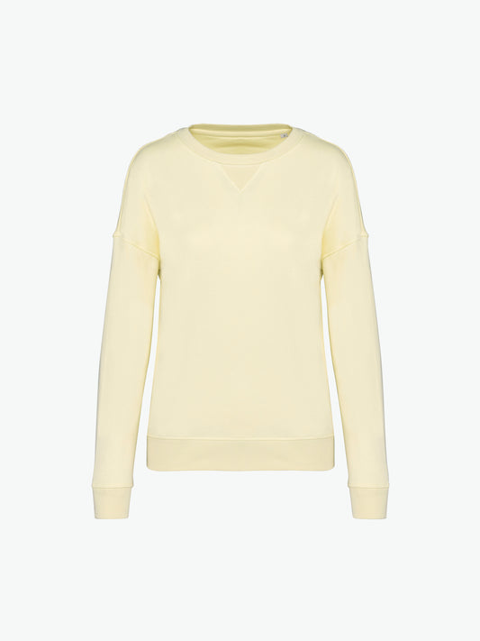 Native Spirit NS420 Sweater met ronde hals - Lemon Citrus Duurzame Sweater Native Spirit