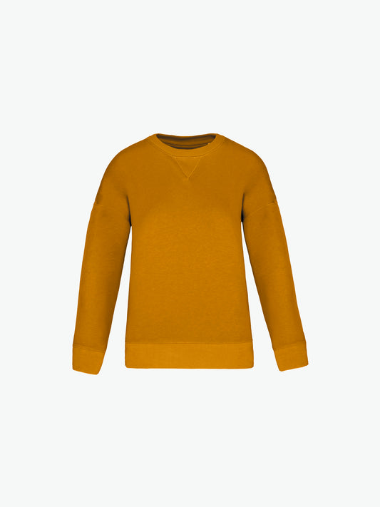 Native Spirit NS420 Sweater met ronde hals - Curcuma Duurzame Sweater Native Spirit