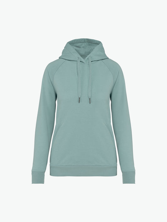 Native Spirit NS422 Hooded sweatshirt - Jade Green Duurzame Hoodie Native Spirit