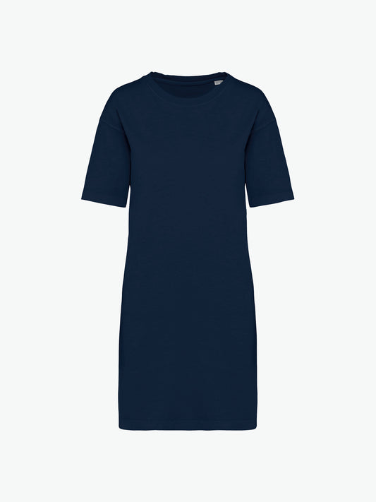 Native Spirit NS5000 Jurk Lounge - Washed Navy Blue Duurzame Jurk Native Spirit