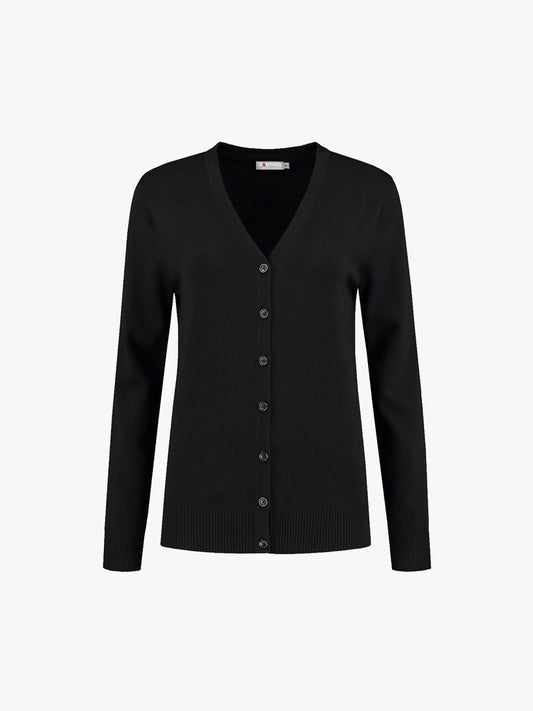 Santino Prato Ladies Cardigan - Zwart Knitwear Santino XS