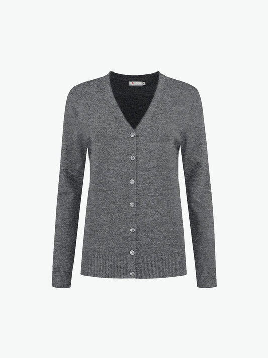 Santino Prato Ladies Cardigan - Donker Grijs Knitwear Santino XS