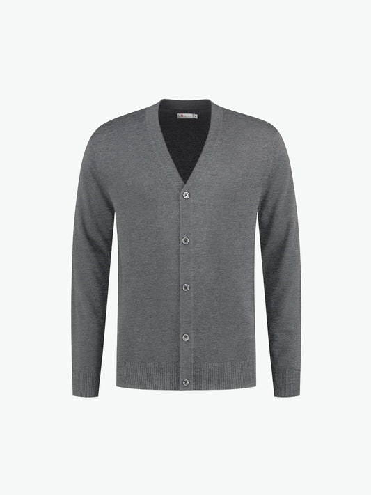 Santino Prato Cardigan - Donker Grijs Knitwear Santino S