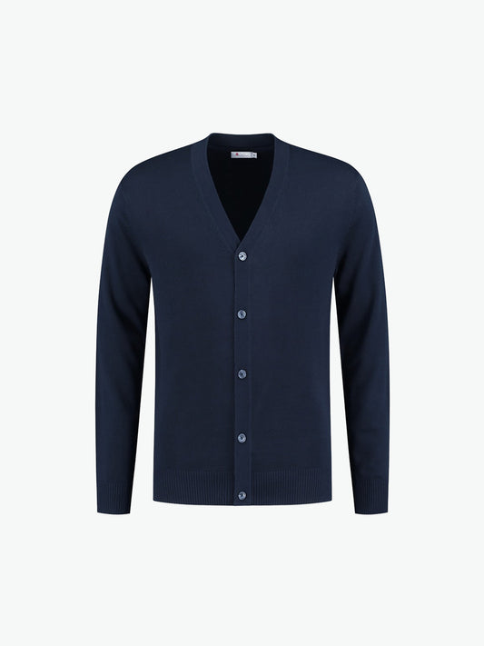 Santino Prato Cardigan - Navy Knitwear Santino S