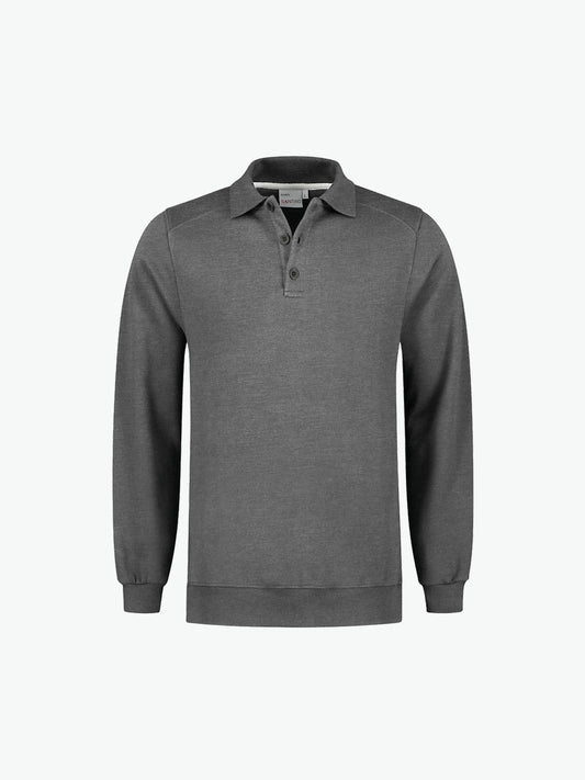 Santino Ramon Polosweater - Donker Grijs Polosweater Santino XS