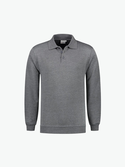 Santino Robin Polosweater - Donker Grijs Polosweater Santino XS
