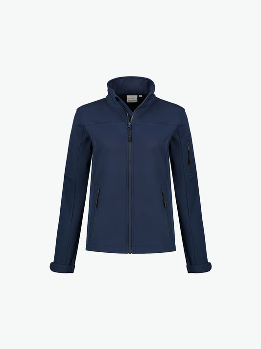 Santino Santo Ladies Softshell Jacket - Navy Softshell Jas Dames Santino XS