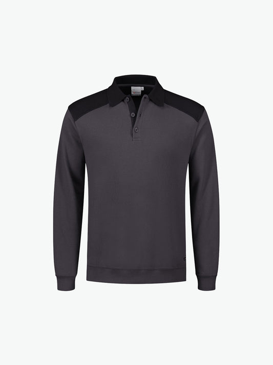 Santino Tesla Polosweater - Grijs / Zwart Polosweater Santino S