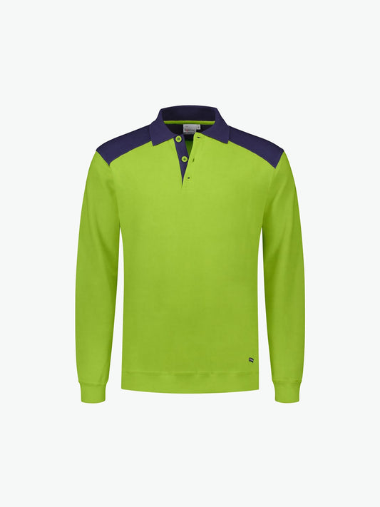 Santino Tesla Polosweater - Lime / Navy Polosweater Santino S