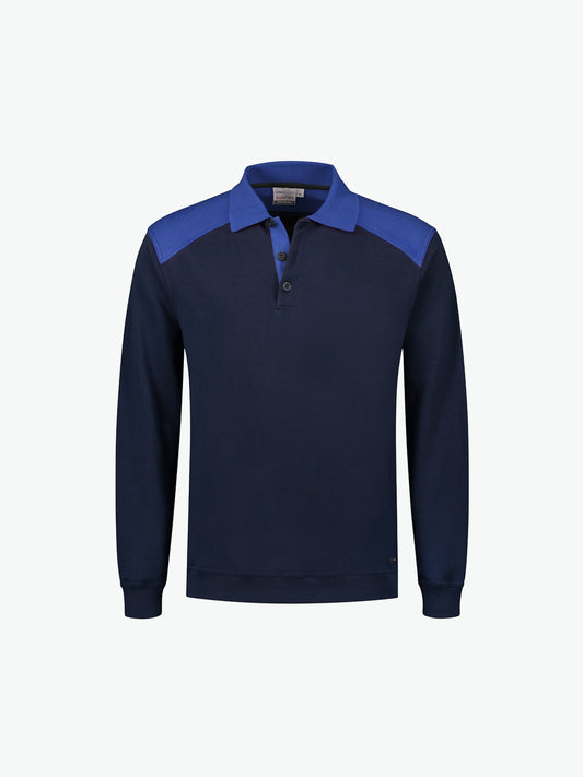Santino Tesla Polosweater - Navy / Blauw Polosweater Santino S