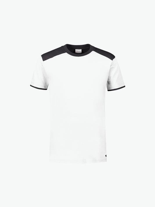 Santino Tiesto T-shirt - Wit / Grijs T-Shirt Santino S