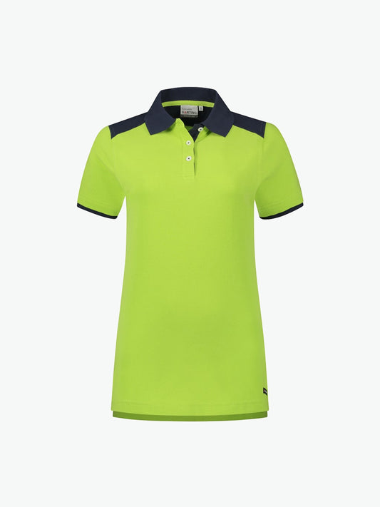 Santino Tivoli Ladies Poloshirt - Lime / Navy Polo Dames Santino XS