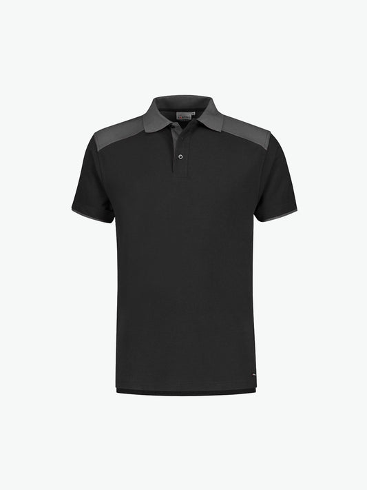 Santino Tivoli Poloshirt - Zwart / Grijs Polo Santino XS