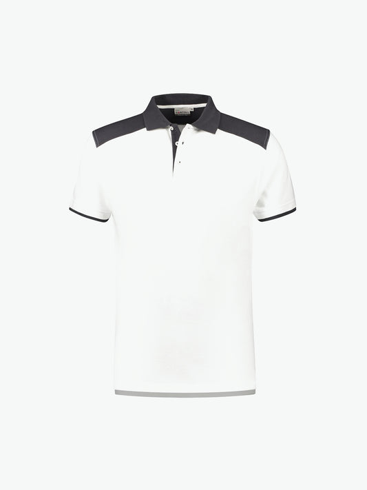 Santino Tivoli Poloshirt - Wit / Grijs Polo Santino XS