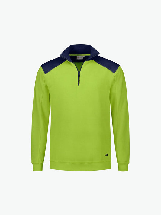 Santino Tokyo Zipsweater - Lime / Navy Sweater Santino S