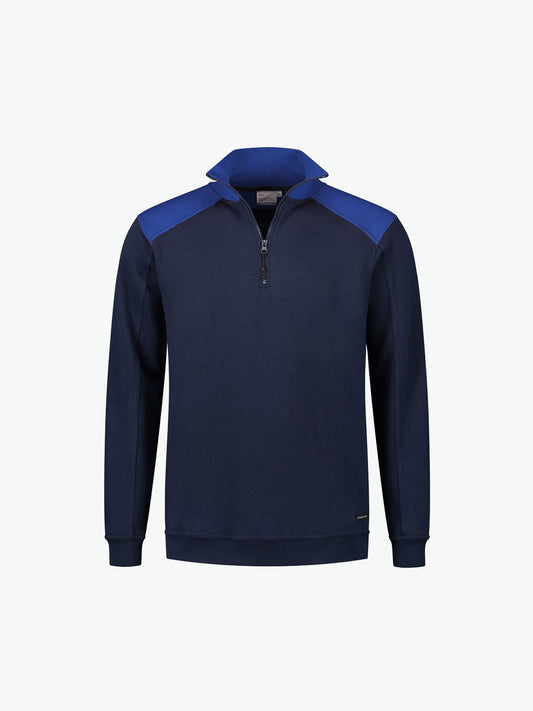 Santino Tokyo Zipsweater - Navy / Blauw Sweater Santino S
