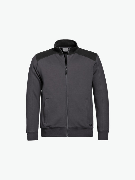Santino Toronto Sweatvest - Grijs / Zwart Vest Santino S