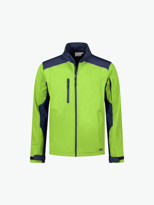 Santino Tour Softshell Jacket - Lime / Navy Softshell Jas Santino S