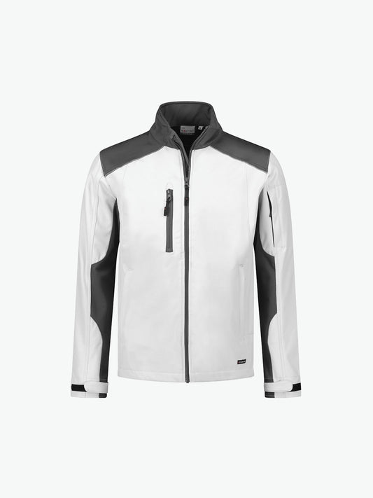 Santino Tour Softshell Jacket - Wit / Grijs Softshell Jas Santino S