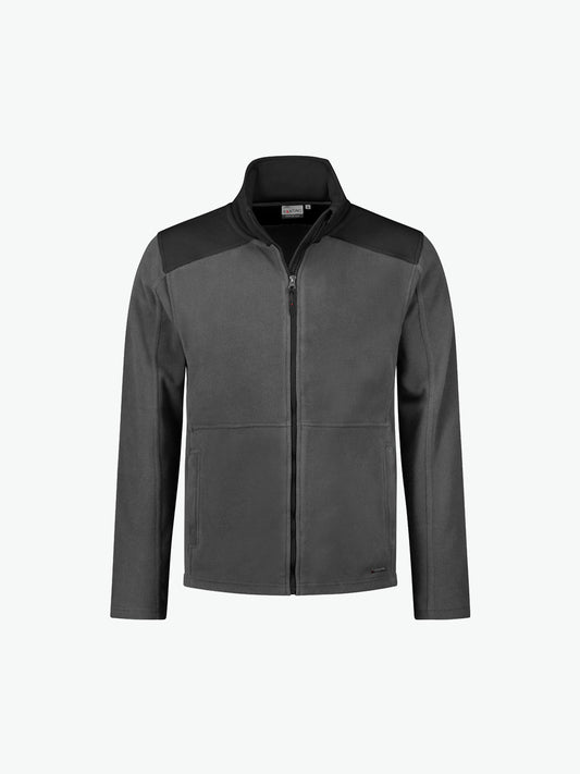 Santino Trento Fleecejack - Grijs / Zwart Fleece Jas Santino S