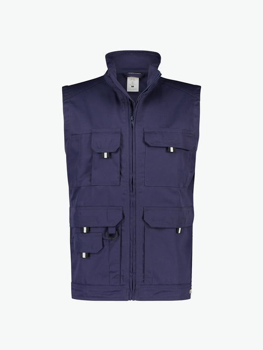 Dassy Avila Mouwloze werkvest - Marineblauw Werkvest Dassy
