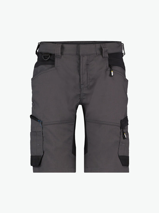 Dassy Axis Women Werkshort met stretch voor dames - Antracietgrijs/Zwart Werkbroek Dames Dassy