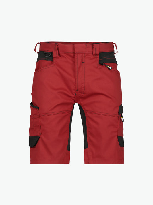 Dassy Axis Werkshort met stretch - Rood/Zwart Werkbroek Dassy