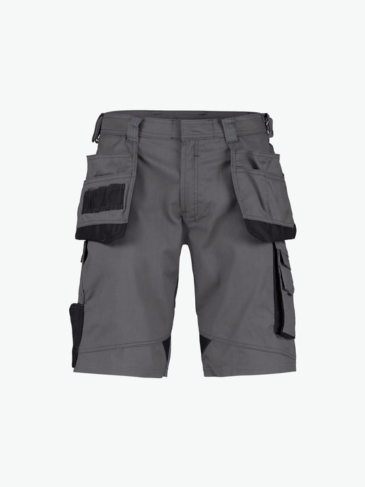 Dassy Bionic Holsterzakkenshort - Antracietgrijs/Zwart Werkbroek Dassy