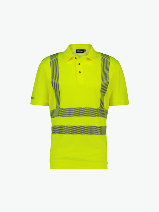Dassy Brandon Hogezichtbaarheids-uv-polo - Fluogeel Werkpolo HiVis Dassy
