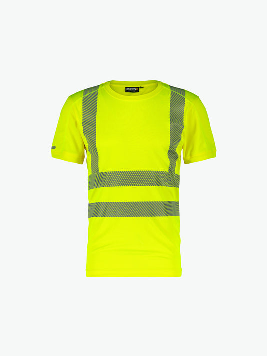 Dassy Carter Hogezichtbaarheids-uv-T-shirt - Fluogeel Werkshirt HiVis Dassy